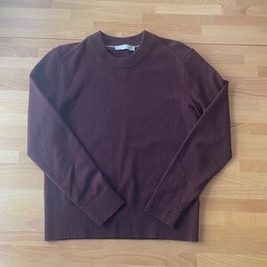 Everlane Cashmere Blend Crewneck Sweater Purple Burgundy S Women’s